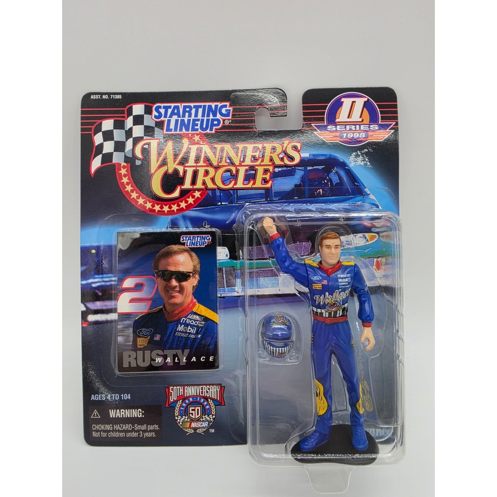 1998 Starting Lineup Winners Circle Rusty Wallace Series II Action Figure NASCAR